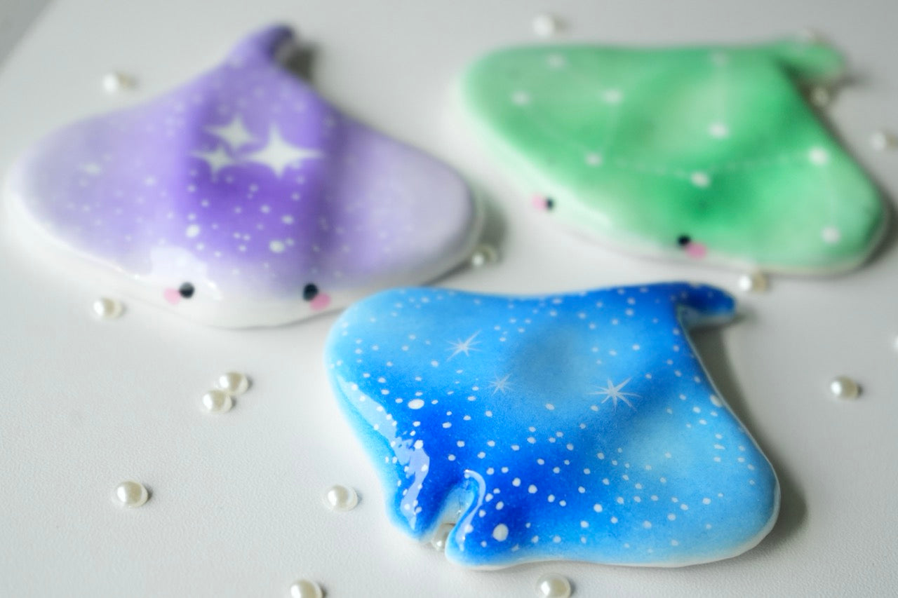 Image of 3 worry stones created by Kimaiisu Studio
