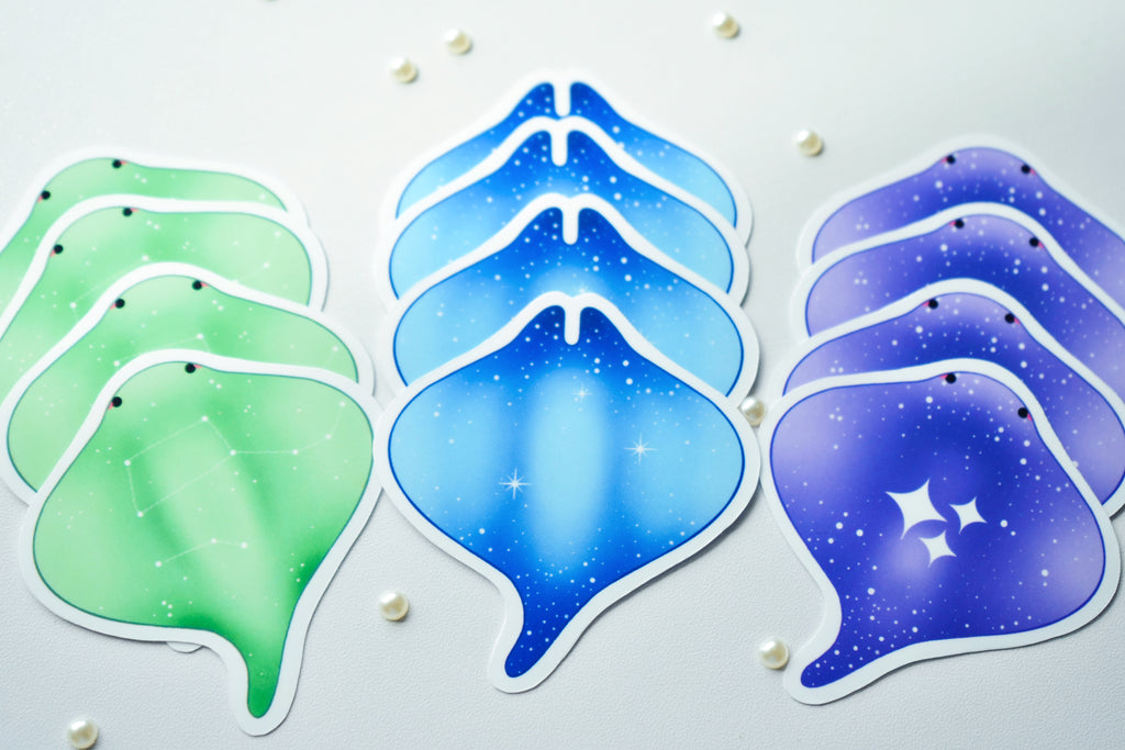 Manta Ray Sticker Set (3)
